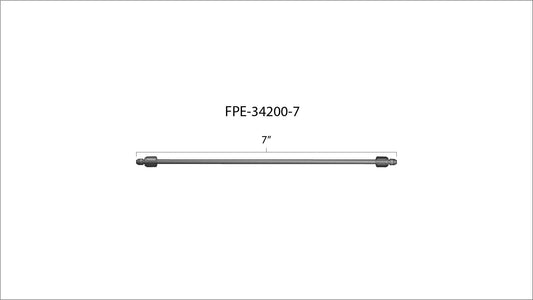 7 Inch High Pressure Fuel Line 8mm x 3.5mm Line M14 x 1.5 Nuts Fleece Performance Fleece Performance