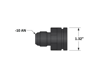 compare product Adapter Fitting -10AN Male to 1.325 Inch Bore Fleece Performance