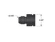 Adapter Fitting -10AN Male to 1.325 Inch Bore Fleece Performance Fleece Performance