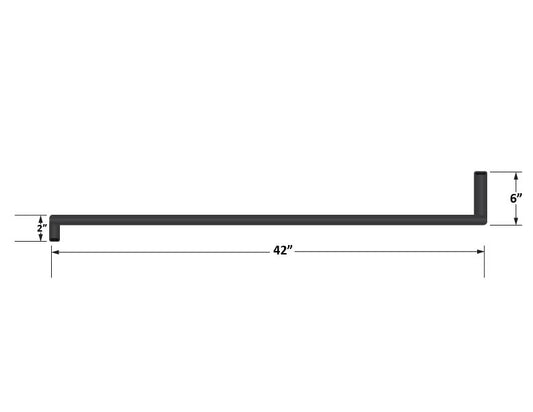 Universal Pre-Formed 5/8 Inch Coolant Hose with 90 Degree Ends Fleece Performance Fleece Performance
