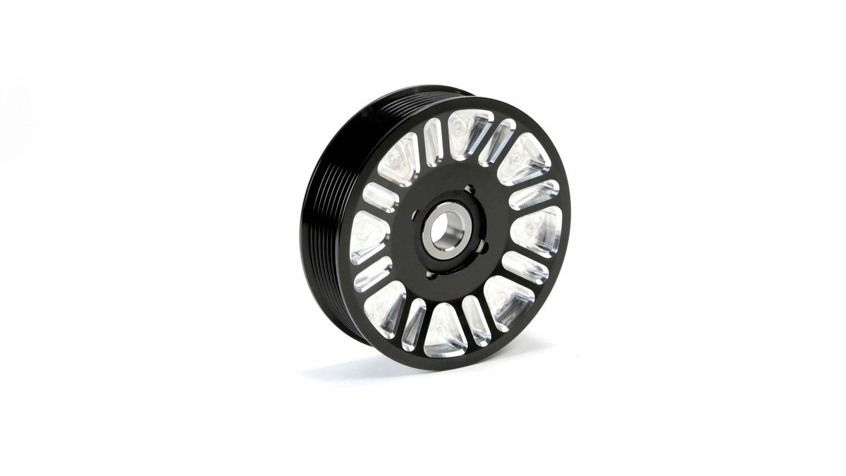2003-2018 Cummins Upper Fan Pulley Idler Black Finish Contract Cut Fleece Performance Fleece Performance