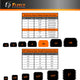 -10 to 7/8 Inch -14 Straight Male Black w/ O-Ring Fleece Performance Fleece Performance