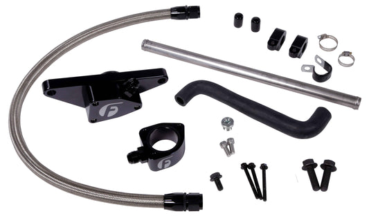 Cummins Coolant Bypass Kit 003-05 Auto Trans with Stainless Steel Braided Line Fleece Performance Fleece Performance