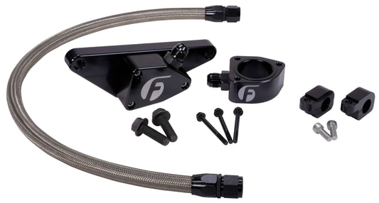 Cummins Coolant Bypass Kit 03-07 Manual Transmission w/ Stainless Steel Braided Line Fleece Performance Fleece Performance