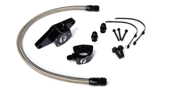 compare product Cummins Coolant Bypass Kit VP 98.5-02 with Stainless Steel Braided Line Fleece Performance