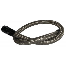34.5 Inch Common Rail/VP44 Cummins Coolant Bypass Hose Stainless Steel Braided Fleece Performance Fleece Performance