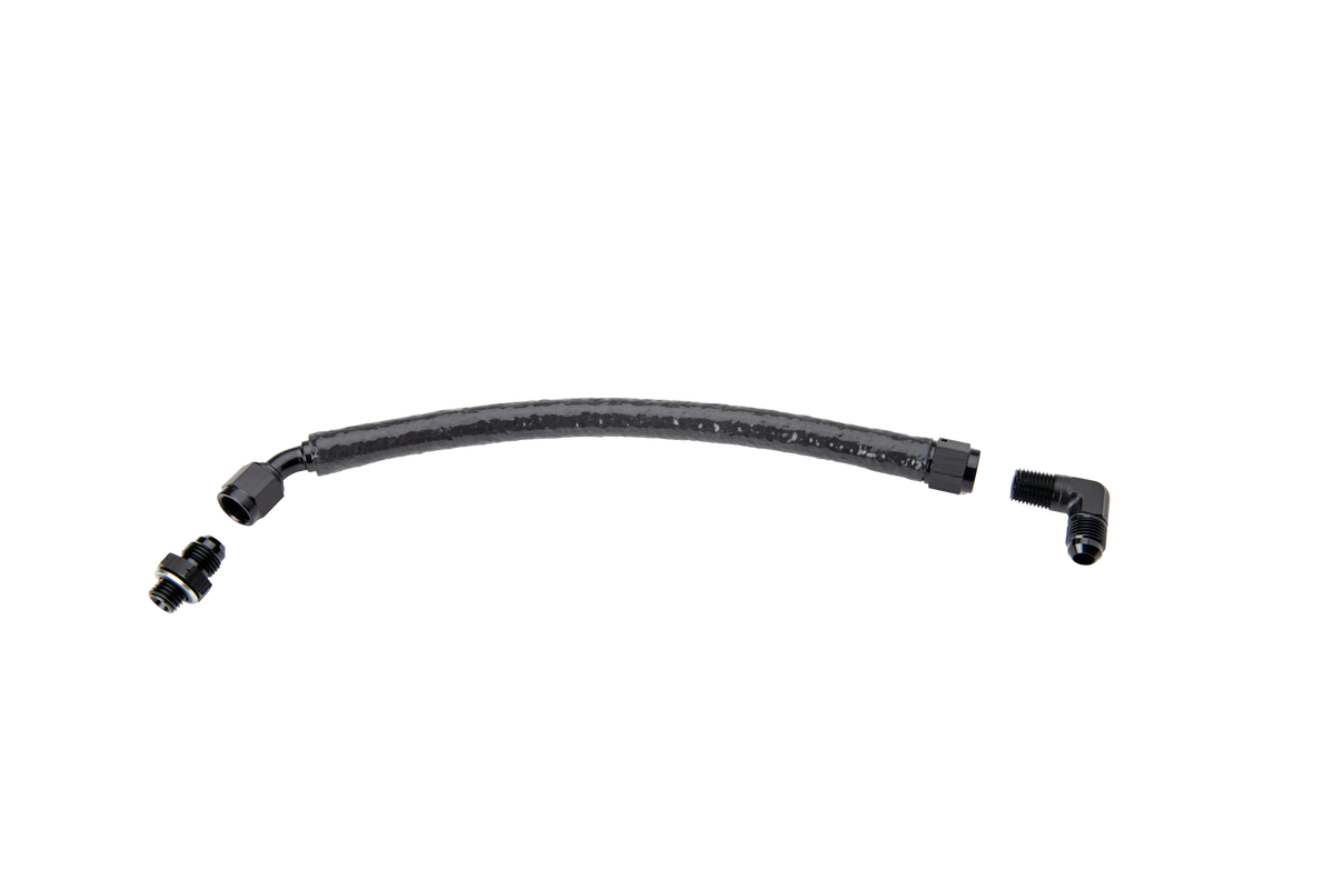 Turbocharger Oil Feed Line for S300 and S400 Turbos in the 2nd Gen Location on Cummins Engines Fleece Performance Fleece Performance