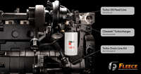 Turbocharger Drain Tube Kit for 1994-2002 5.9L Cummins Fleece Performance Fleece Performance