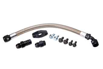 compare product Cummins Turbo Drain Tube Kit For 2nd Gen Swaps Fleece Performance