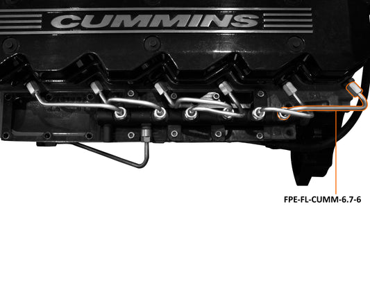 07.5-18 6.7L RAM 2500/3500 Cummins Number 6 Injection Line Fleece Performance Fleece Performance