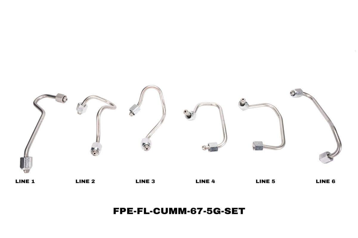 High Pressure Fuel Line Kit for 2019-2024 6.7L Cummins Fleece Performance Fleece Performance