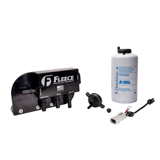 Under Bed Fuel Filter Assembly for 17-26 Ford F250-550 Fleece Performance Fleece Performance