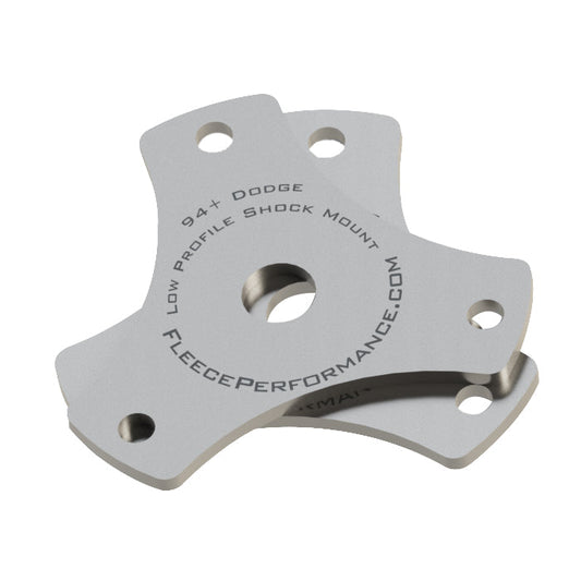 Low Profile Shock Mounts 1994-2018 Dodge 2500 and 3500 Fleece Performance