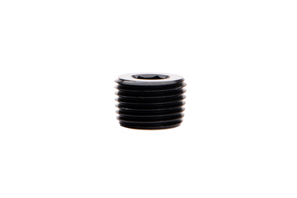 1/4 Inch NPT Hex Socket Plug Black Fleece Performance Fleece Performance