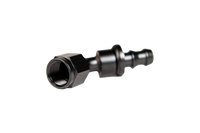 -8 45 Degree to Hose Barb Black Fleece Performance Fleece Performance