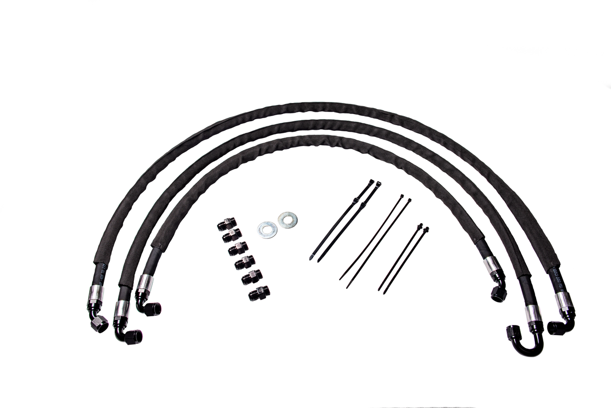 2011-2014 GM Duramax Heavy Duty Replacement Transmission Cooler Lines 2011-2014 GM 2500/3500 Fleece Performance Fleece Performance