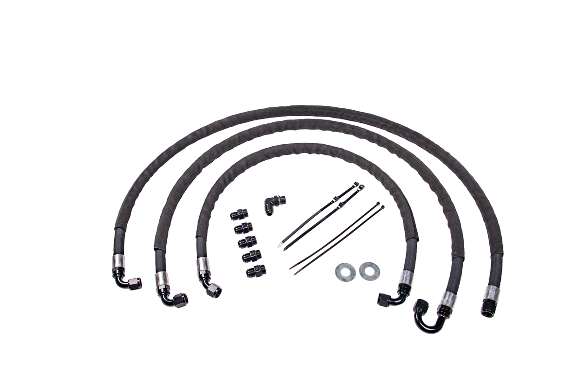 2015-2016 GM Duramax Heavy Duty Replacement Transmission Cooler Lines 2015-2016 GM 2500/3500 Fleece Performance Fleece Performance