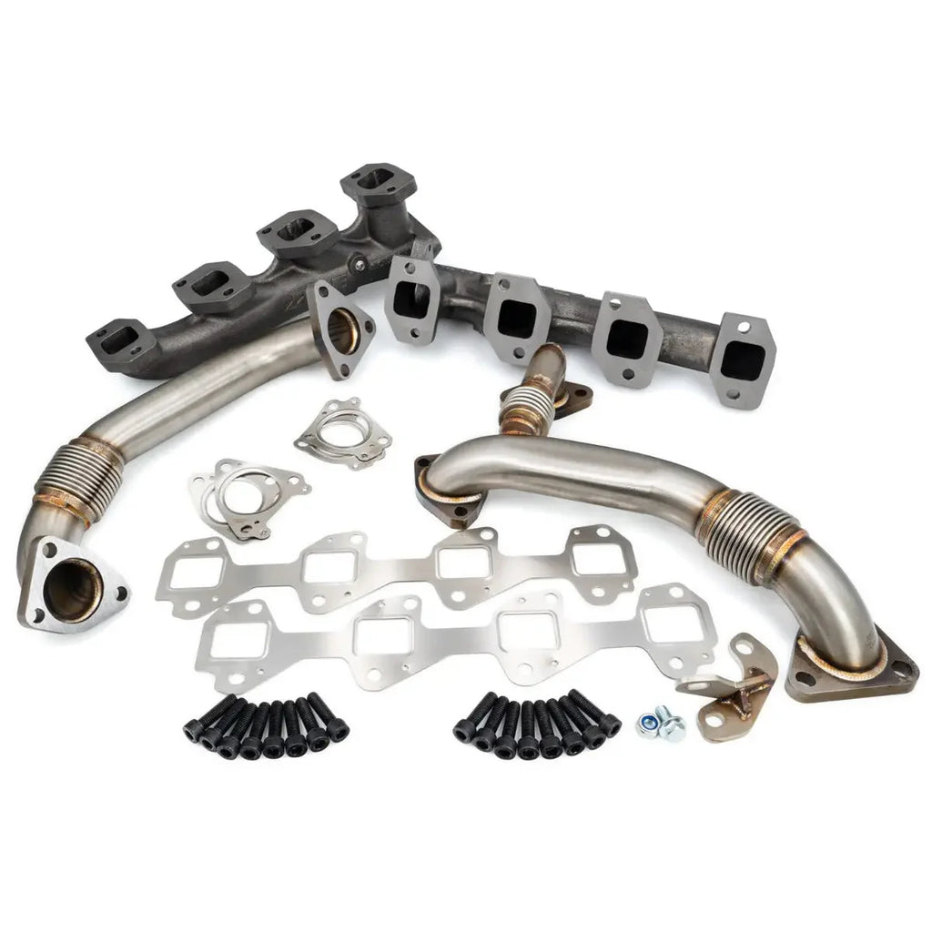 2004.5-2005 GM 6.6L Duramax High-Flow Exhaust Manifold and Up-Pipe Kit PPE