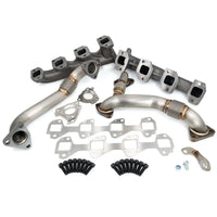 2002-2004 (CA LB7) GM 6.6L Duramax High-Flow Exhaust Manifold and Up-Pipe Kit PPE