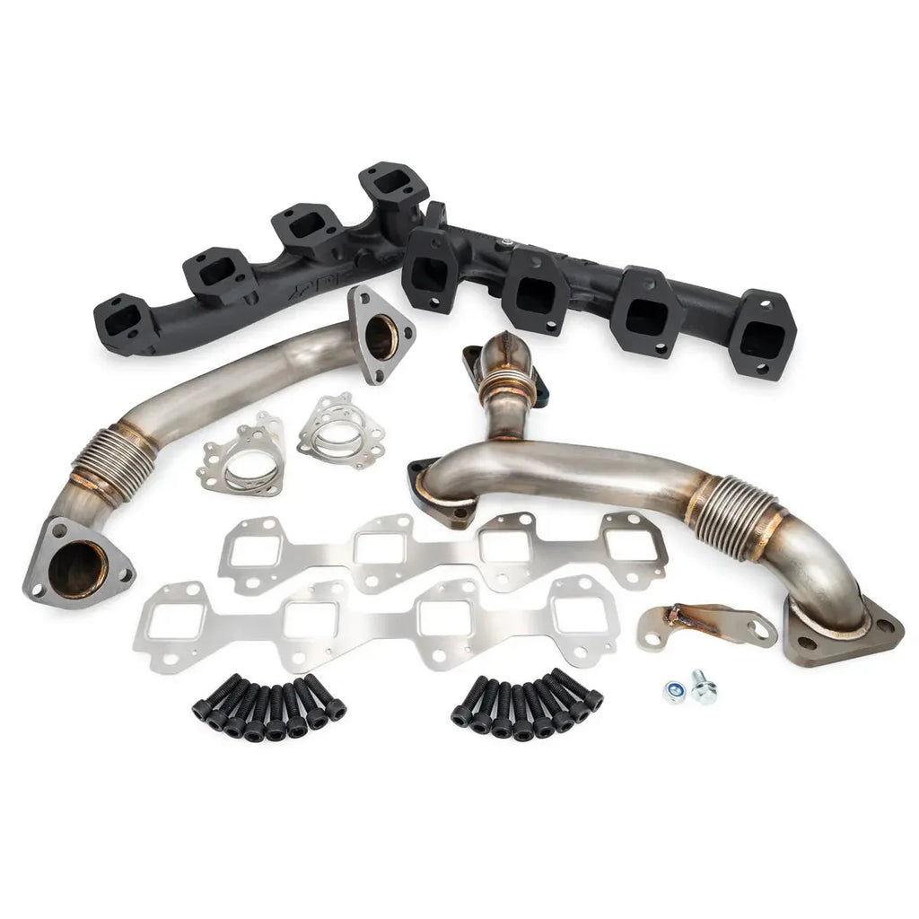 PPE 2007.5-2010 GM 6.6L Duramax High-Flow Exhaust Manifold and Up-Pipe Kit PPE