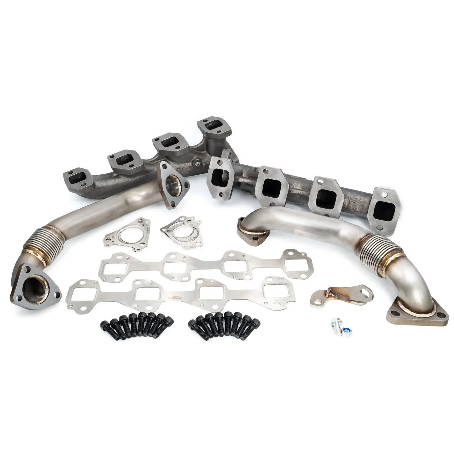 2001-2004 (FED / 2001 CA) GM 6.6L Duramax High-Flow Exhaust Manifold and Up-Pipe Kit PPE