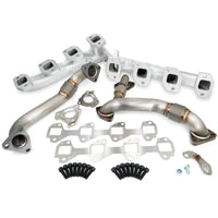 2002-2004 (CA LB7) GM 6.6L Duramax High-Flow Exhaust Manifold and Up-Pipe Kit PPE