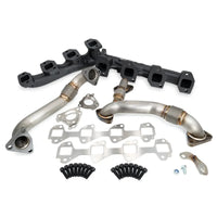 2002-2004 (CA LB7) GM 6.6L Duramax High-Flow Exhaust Manifold and Up-Pipe Kit PPE