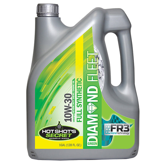 Hot Shot's Secret GREEN DIAMOND 10W-30 Full Synthetic Heavy Duty Diesel Engine Oil - TAMELESS PERFORMANCE