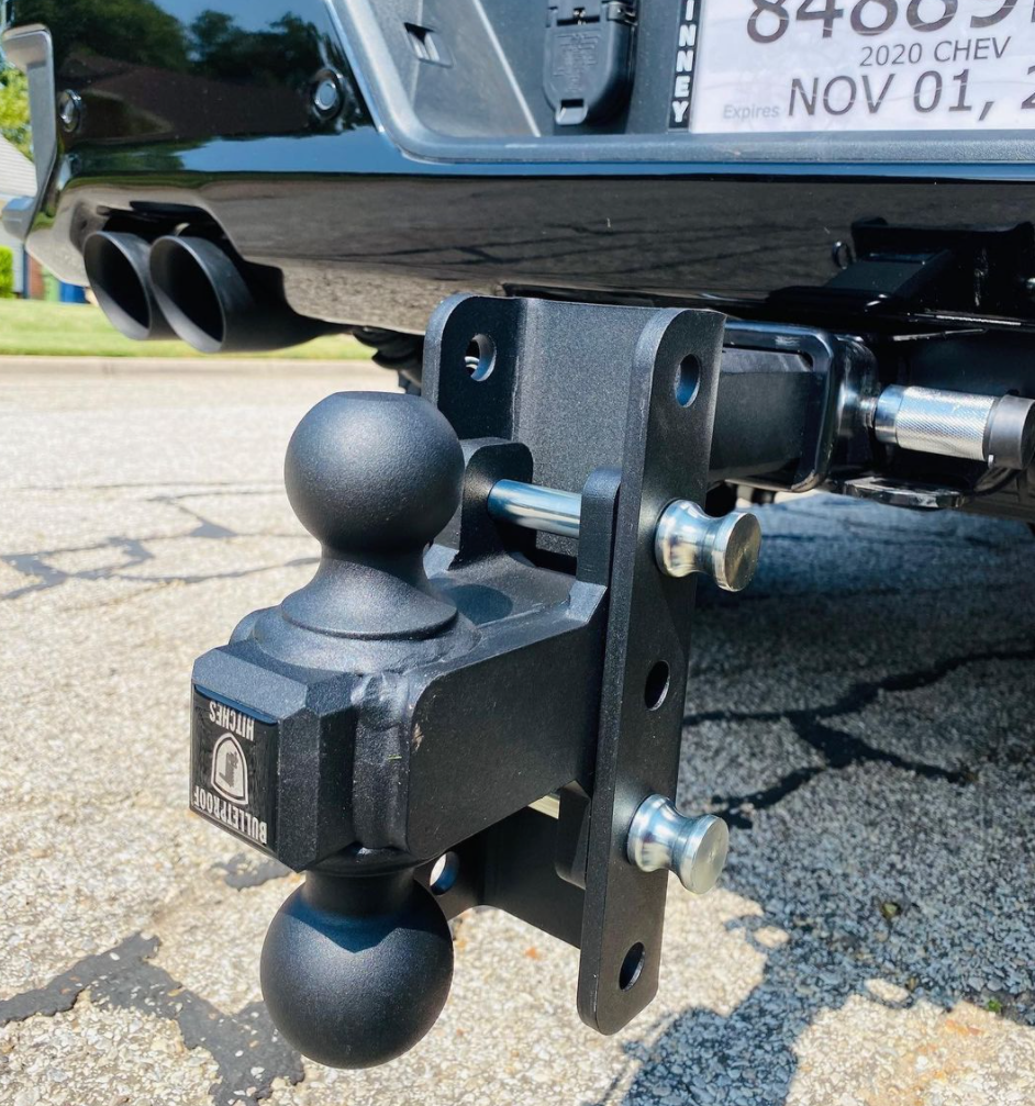 2.0 inch Heavy Duty 4 inch Drop/Rise Hitch BulletProof Hitch BulletProof Hitches