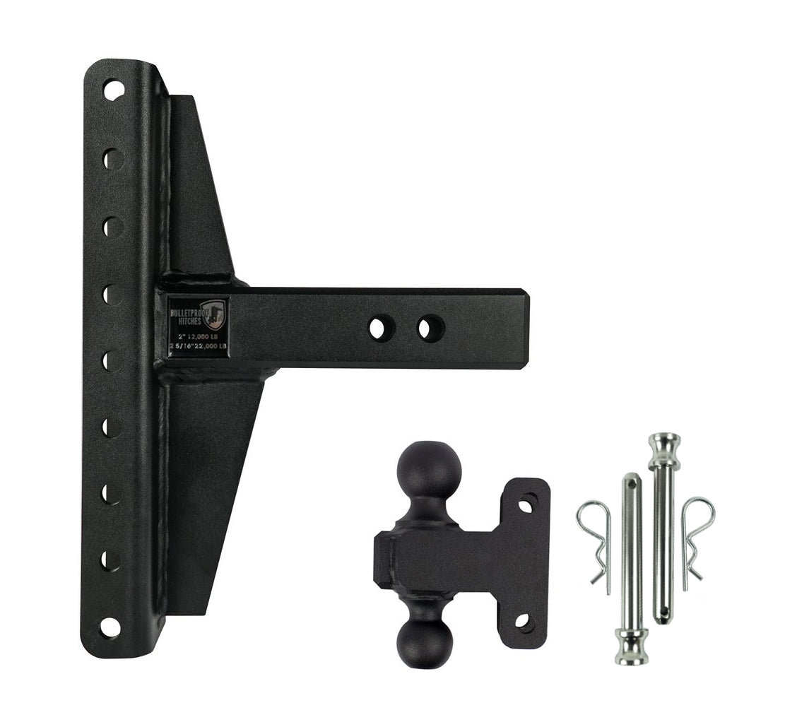 2.5 inch Heavy Duty 4 inch & 6 inch Offset Hitch BulletProof Hitch BulletProof Hitches