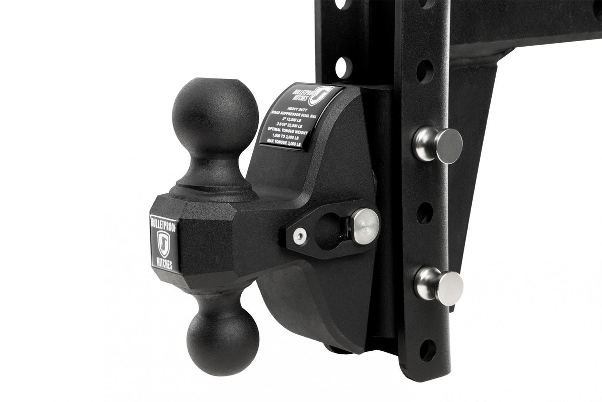 Heavy Duty Road Suppressor Dual Ball BulletProof Hitch BulletProof Hitches