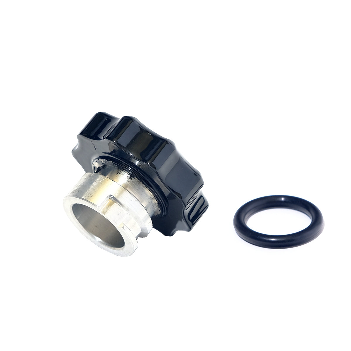 01-16 Chevrolet/GMC Billet Oil Fill Cap For Factory Filler Neck Ink Black HSP Diesel