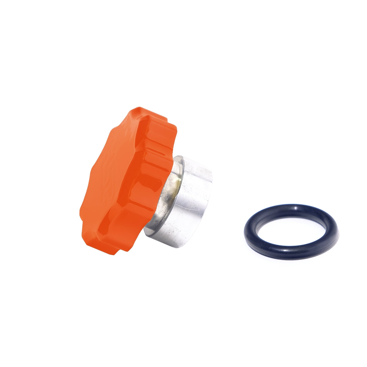 01-16 Chevrolet/GMC Billet Oil Fill Cap For Factory Filler Neck M and M Orange HSP Diesel