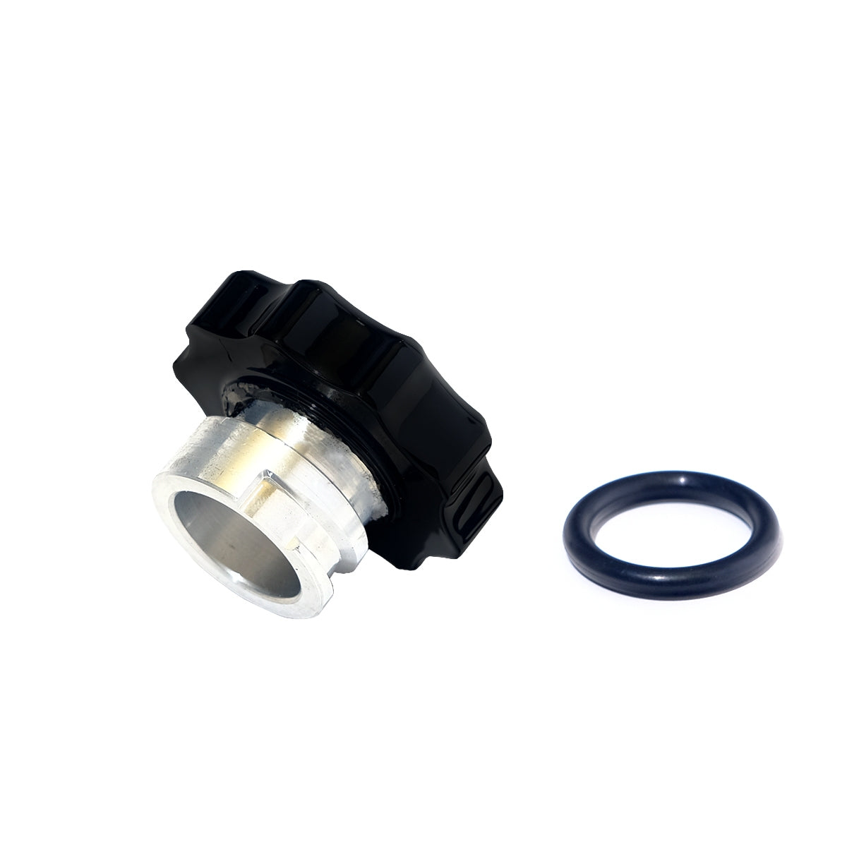 01-16 Chevrolet/GMC Billet Oil Fill Cap For Factory Filler Neck Silk Satin Black HSP Diesel