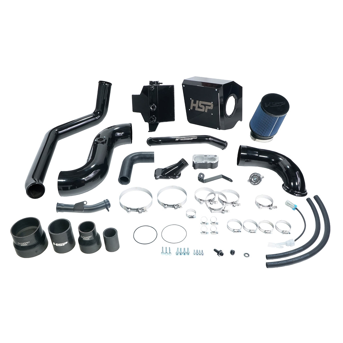 Deluxe No Bridge/Cold Side Bundle Kit For 2006-2007 Chevrolet/GMC-Ink Black HSP Diesel - HSP Diesel