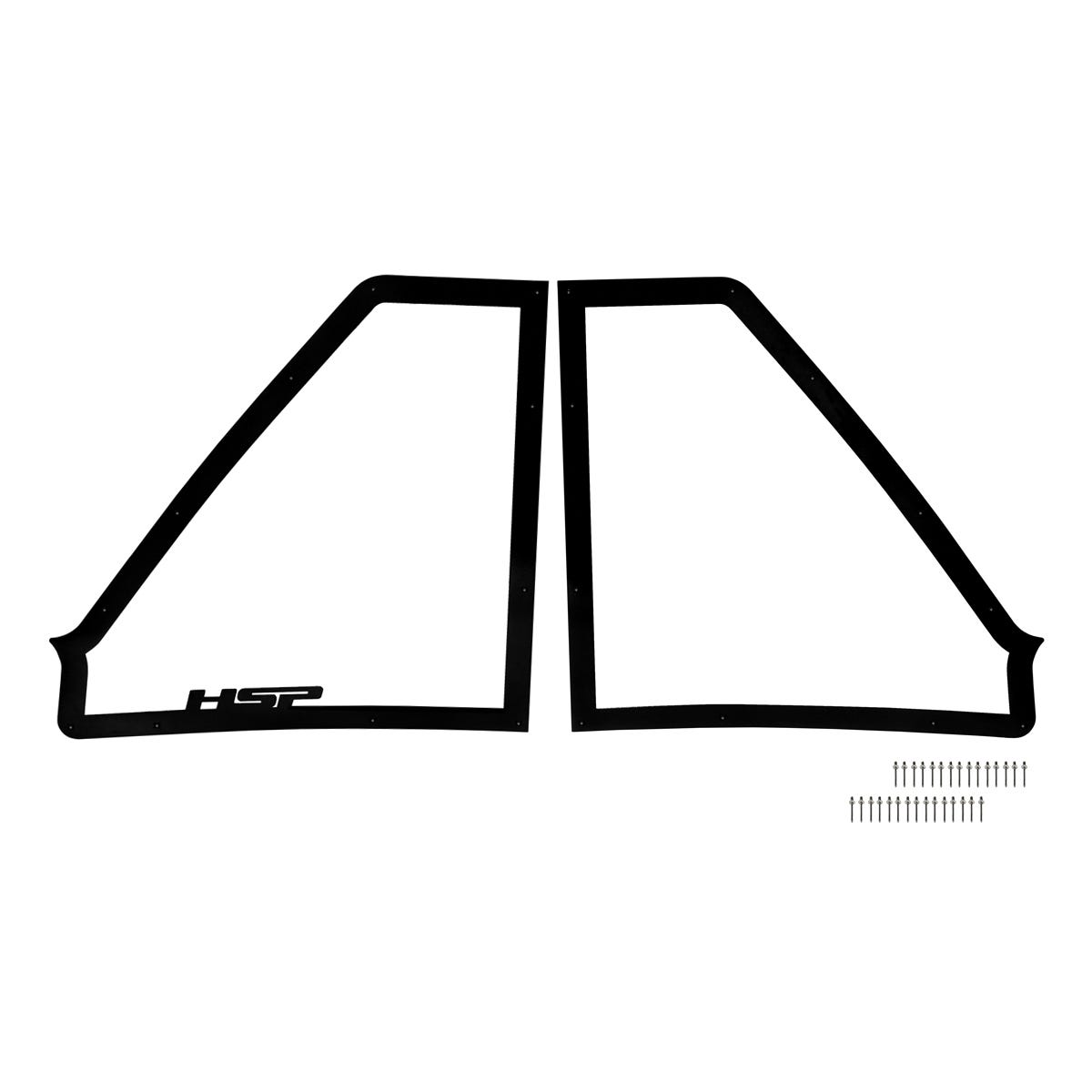 07.5-14 Chevrolet And GMC 2500 And 3500 Hood Mirror Ink Black HSP Diesel - HSP Diesel