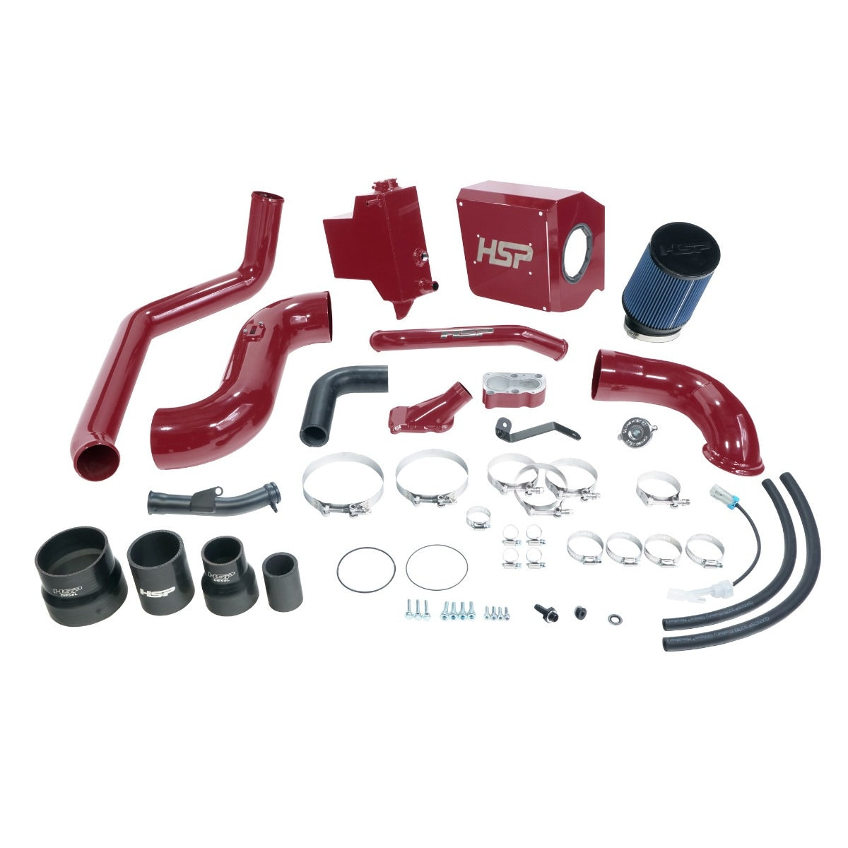 Deluxe No Bridge/Cold Side Bundle Kit For 2007.5-2010 Chevrolet/GMC-Illusion Cherry HSP Diesel - HSP Diesel