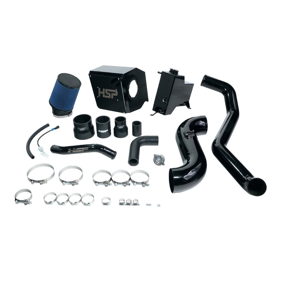 Deluxe No Bridge/Cold Side Bundle Kit For 2011-2012 Chevrolet/GMC-Ink Black HSP Diesel - HSP Diesel
