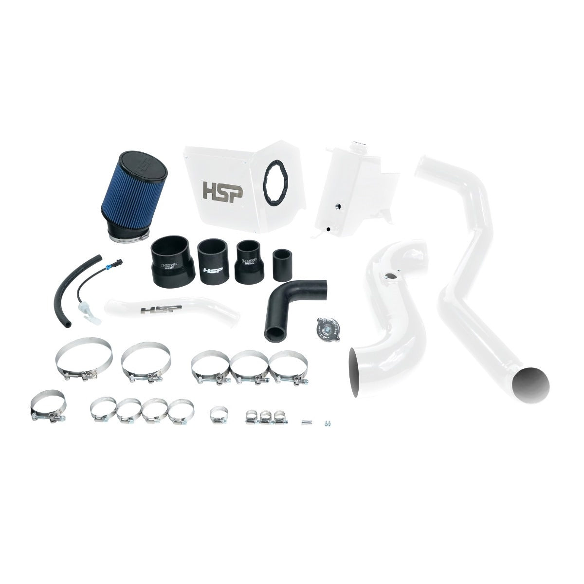 Deluxe No Bridge/Cold Side Bundle Kit For 2011-2012 Chevrolet/GMC-Polar White HSP Diesel