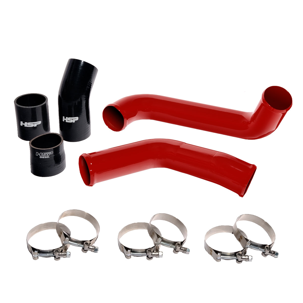 2020-2024 Chevrolet/GMC L5P Hot Side Tube-Flag Red HSP Diesel - HSP Diesel
