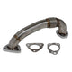 2in Replacement Driver Side Up-Pipe For 2017-2026 Silverado/Sierra 2500/3500 HD L5P Duramax Raw HSP Diesel - HSP Diesel