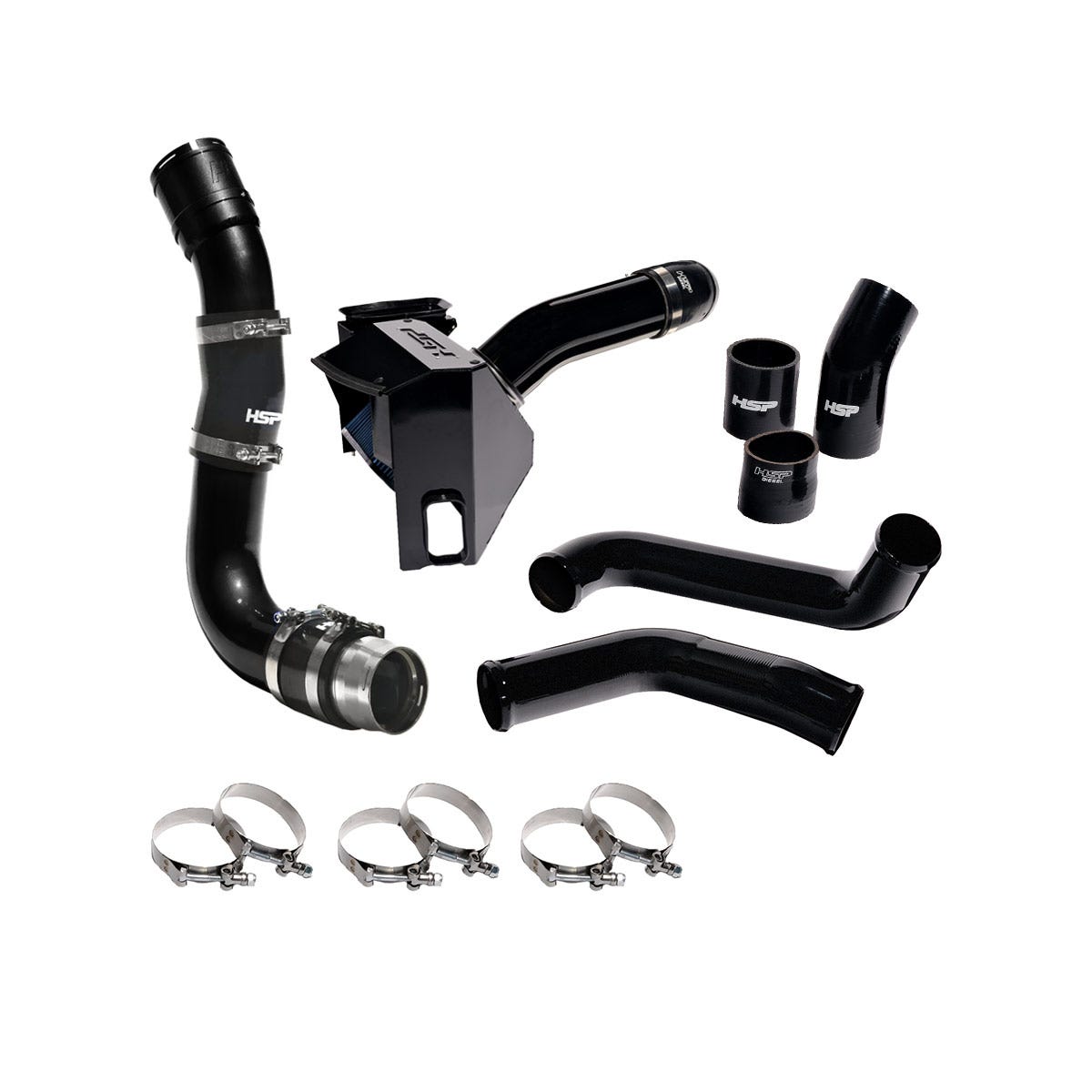 Max Air Flow Bundle Kit For 2020-2025 Silverado/Sierra 2500/3500 HD L5P Duramax Ink Black HSP Diesel - HSP Diesel