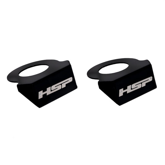 Coil Spring Show Plate For 06-22 Ford Powerstroke-Silk Satin Black HSP Diesel