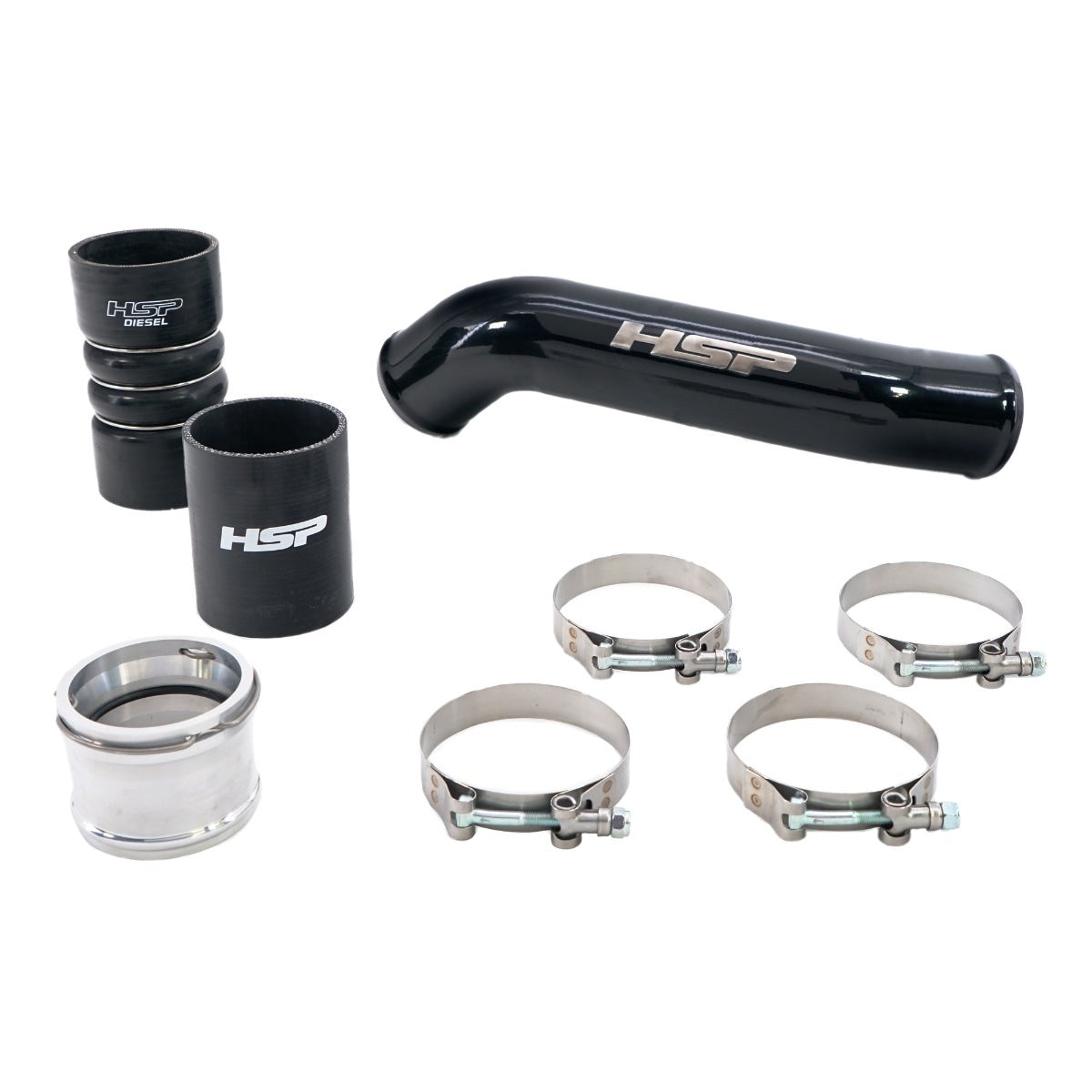 Replacement Hot Side Tube For 2011-2022 Ford Powerstroke F250/350 6.7L-Ink Black HSP Diesel