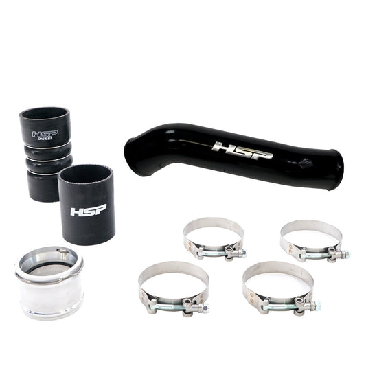 Replacement Hot Side Tube For 2011-2022 Ford Powerstroke F250/350 6.7L-Silk Satin Black HSP Diesel