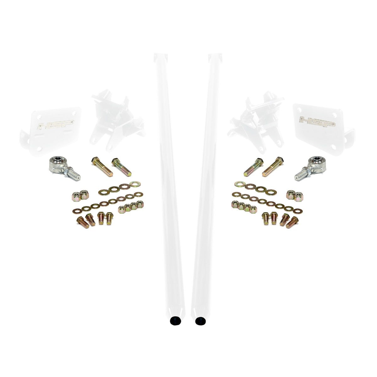 Traction Bars For 2011-2017 Ford Powerstroke 6.7L F250 F350 SRW (ECSB)-Polar White HSP Diesel - HSP Diesel