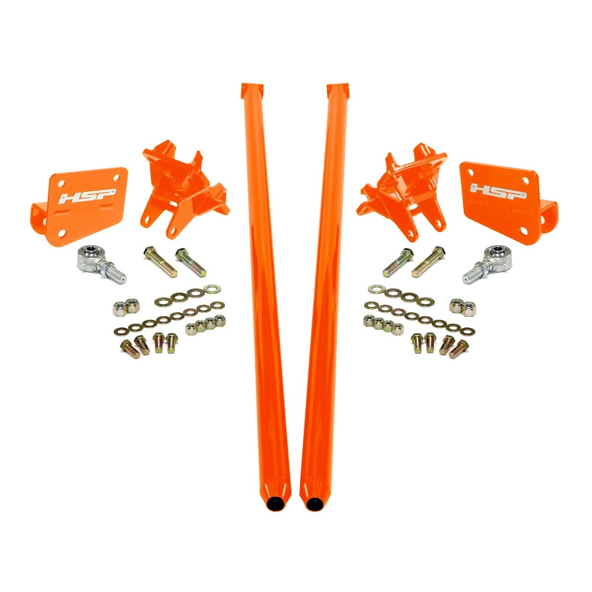 Traction Bars For 2011-2017 Ford Powerstroke 6.7L F250 F350 SRW (CCLB)-M&M Orange HSP Diesel - HSP Diesel