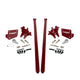 Traction Bars For 2017.5-2022 Ford Powerstroke 6.7L F350 SRW (ECLB,CCSB)-Illusion Cherry HSP Diesel - HSP Diesel
