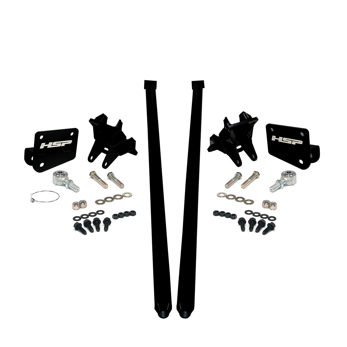 Traction Bars For 2017.5-2022 Ford Powerstroke 6.7L F350 SRW (ECLB,CCSB)-Silk Satin Black HSP Diesel - HSP Diesel