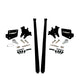 Traction Bars For 2017.5-2022 Ford Powerstroke 6.7L F350 SRW (ECLB,CCSB)-Silk Satin Black HSP Diesel - HSP Diesel